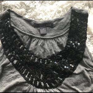 Sequins sleeveless dress top